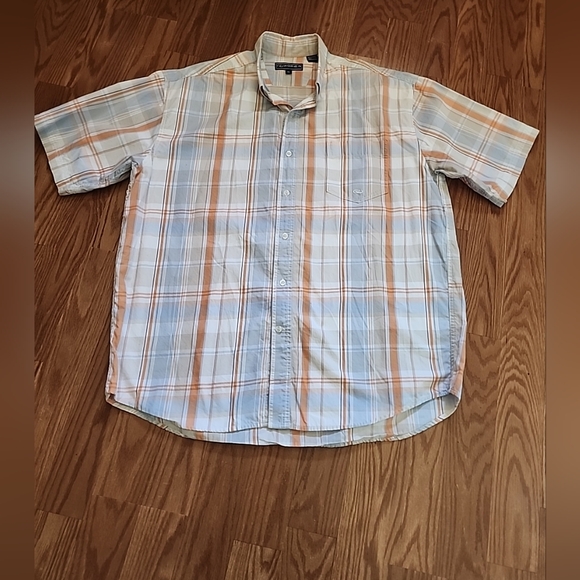 Western roper short sleeve button down‎ shirt xl - Picture 1 of 7